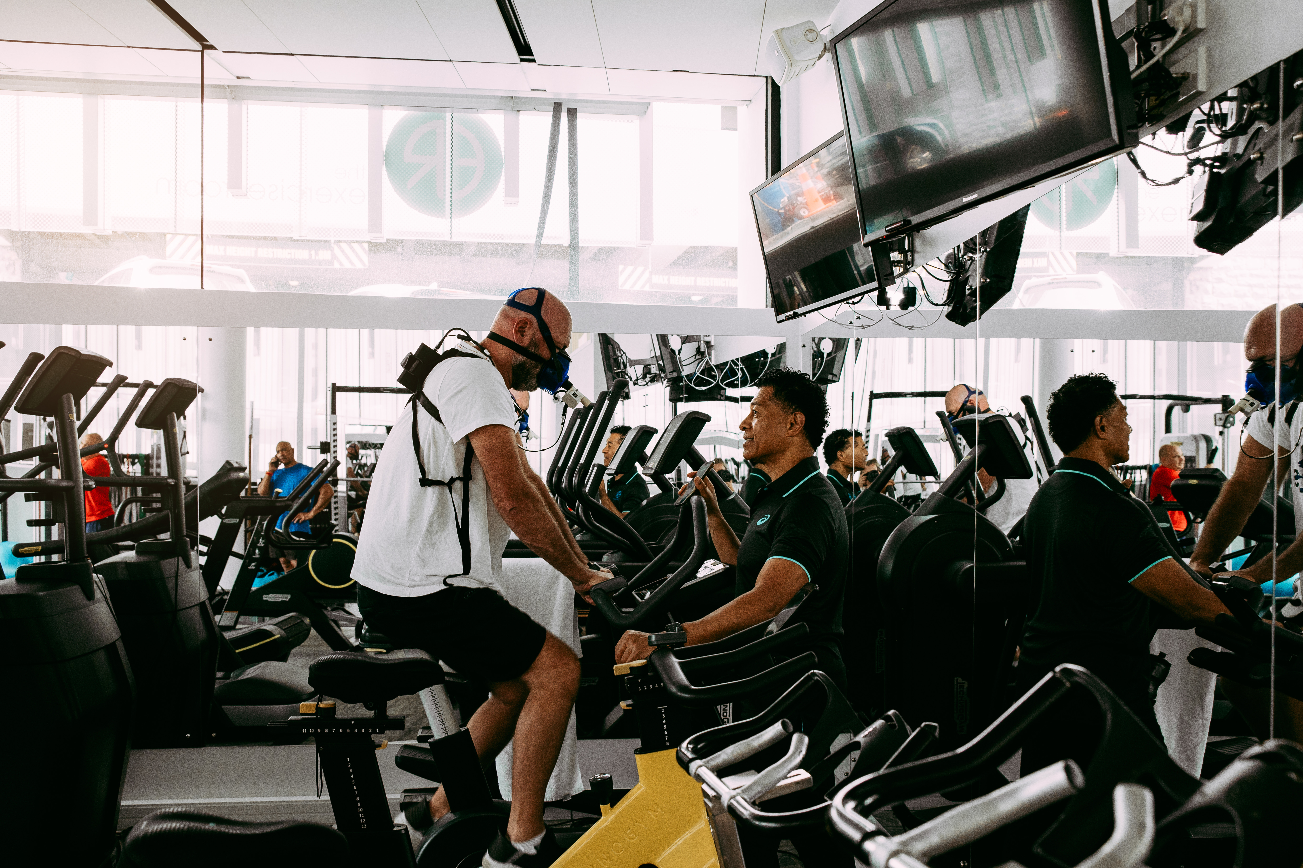 Gym equipment view