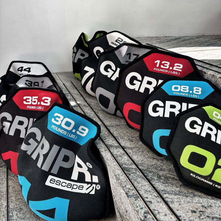 A person using a GRIPR sandbag in a workout